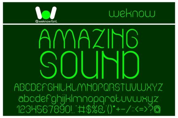 Amazing Sound: A Display Font That Sings in Editorial Layouts