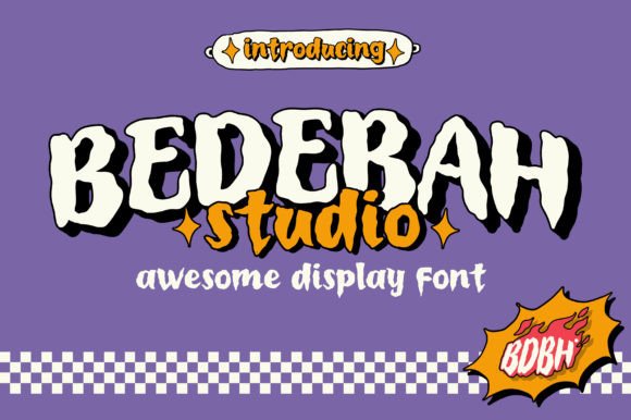 Bedebah: A Bold Display Font That Commands Attention