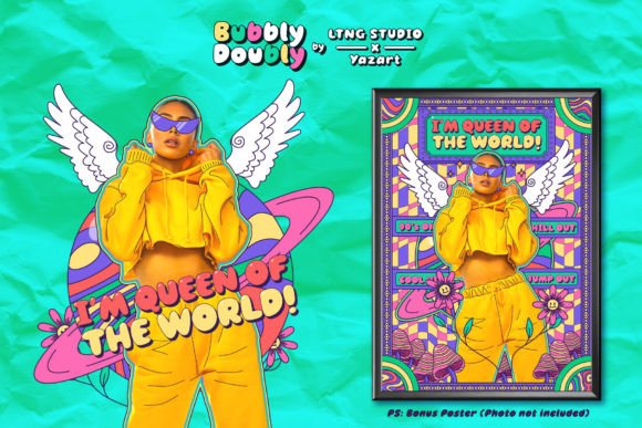 Bubbly Doubly: A Playful Typeface for Nostalgic Branding