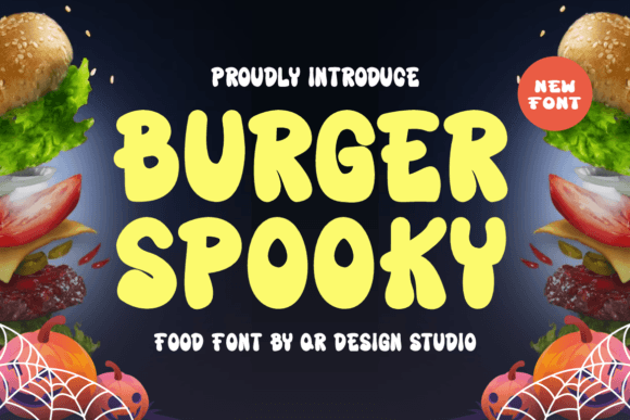 Burger Spooky: A Friendly Display Font for Small Business Branding