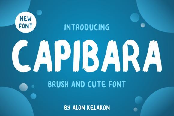 Capibara: A Friendly Font for Modern Web Design