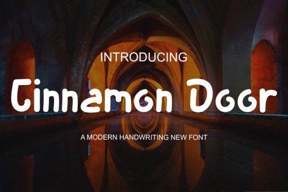 Cinnamon Door: A Playful Display Font for Joyful Digital Branding