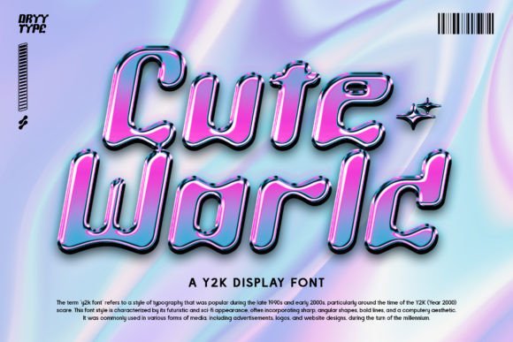 Cute World Typeface: A Playful Display Font for Branding That Feels Human
