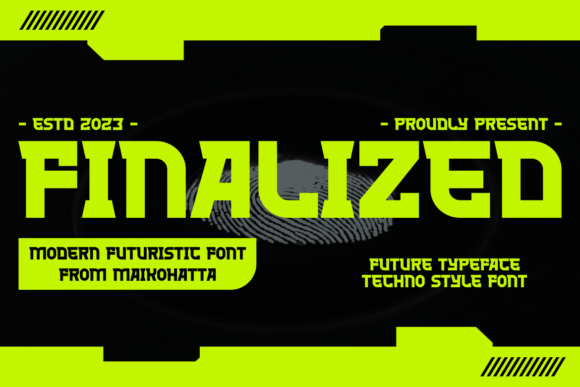 Finalized: A Futuristic Display Font That Elevates Your Brand