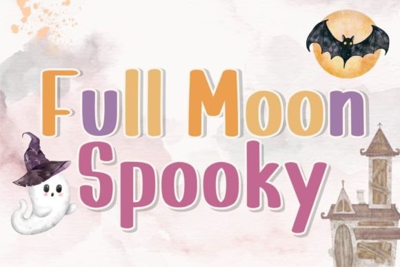 Full Moon Spooky: A Display Font That Brings Warmth to Bold Branding