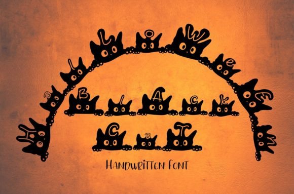 Halloween Black Cat: A Typeface for Bold Branding and Campaign Impact