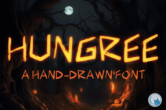 Hungree: A Bold Display Font for Handmade Charm