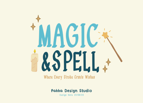 Magic and Spell: A Display Font That Makes Your Brand Feel Like Magic