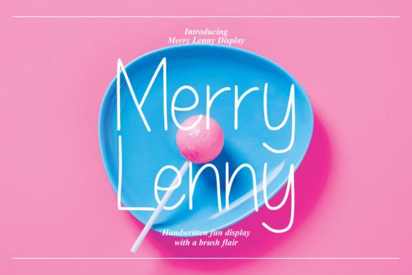 Merry Lenny: A Display Font That Nails Retro Charm