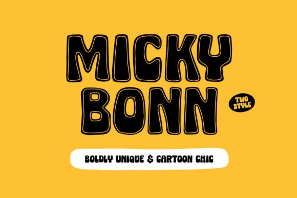Micky Bonn: The Perfect Font for Creative Crafters