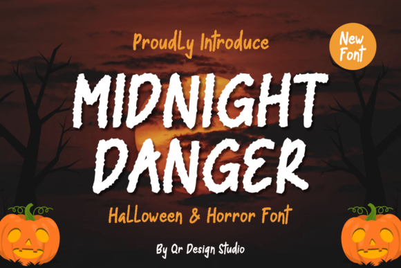 Midnight Danger: A Display Font That Sets the Tone