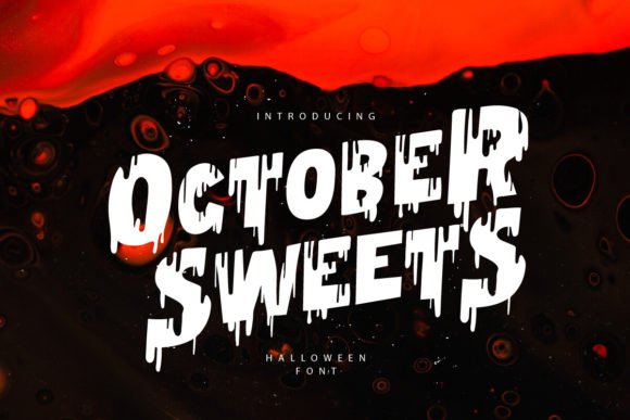 October Sweets: A Playful Font for Editorial Design