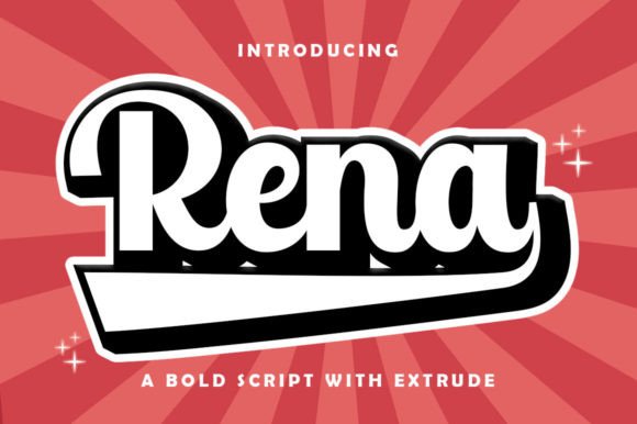 Rena: A Retro-Handlettered Display Font That Feels Like a Design Secret
