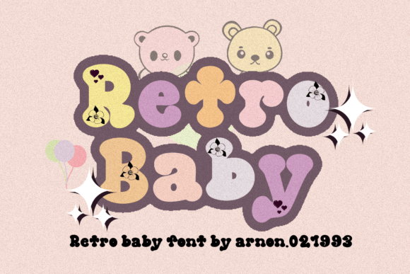 Retro Baby: A Friendly Display Font for Digital Branding