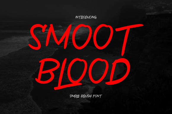 Smoot Blood: A Display Font That Commands Attention