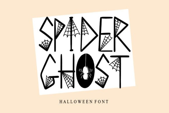 Spider Ghost: A Font for the Bold and the Beautiful