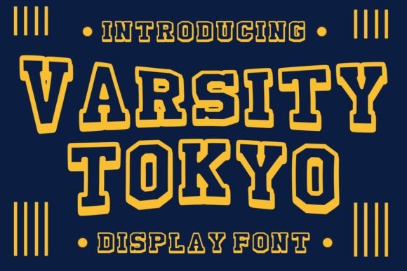 Varsity Tokyo: A Bold, Wintry Display Font That Delivers
