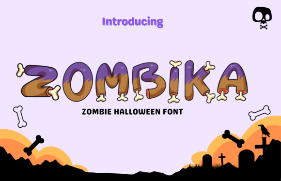 Zombika: A Bold Display Font for Editorial Creativity